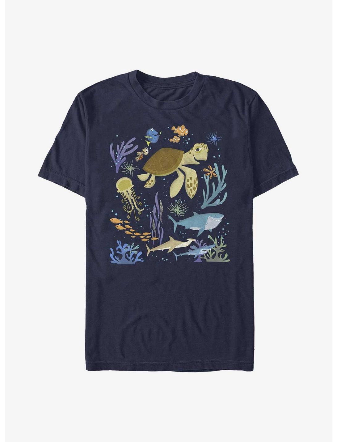 Disney Pixar Finding Nemo Earth Day Sea Scene T-Shirt