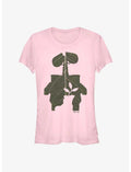 Disney Pixar Wall-E Earth Day Wall-E Leaf Fill Girls T-Shirt