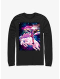 Marvel Deadpool Unicorn Galaxy Space Long-Sleeve T-Shirt