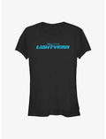 Disney Pixar Lightyear Blue Logo Girl's T-Shirt