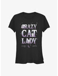Disney The Aristocats Crazy Cat Lady Girls T-Shirt