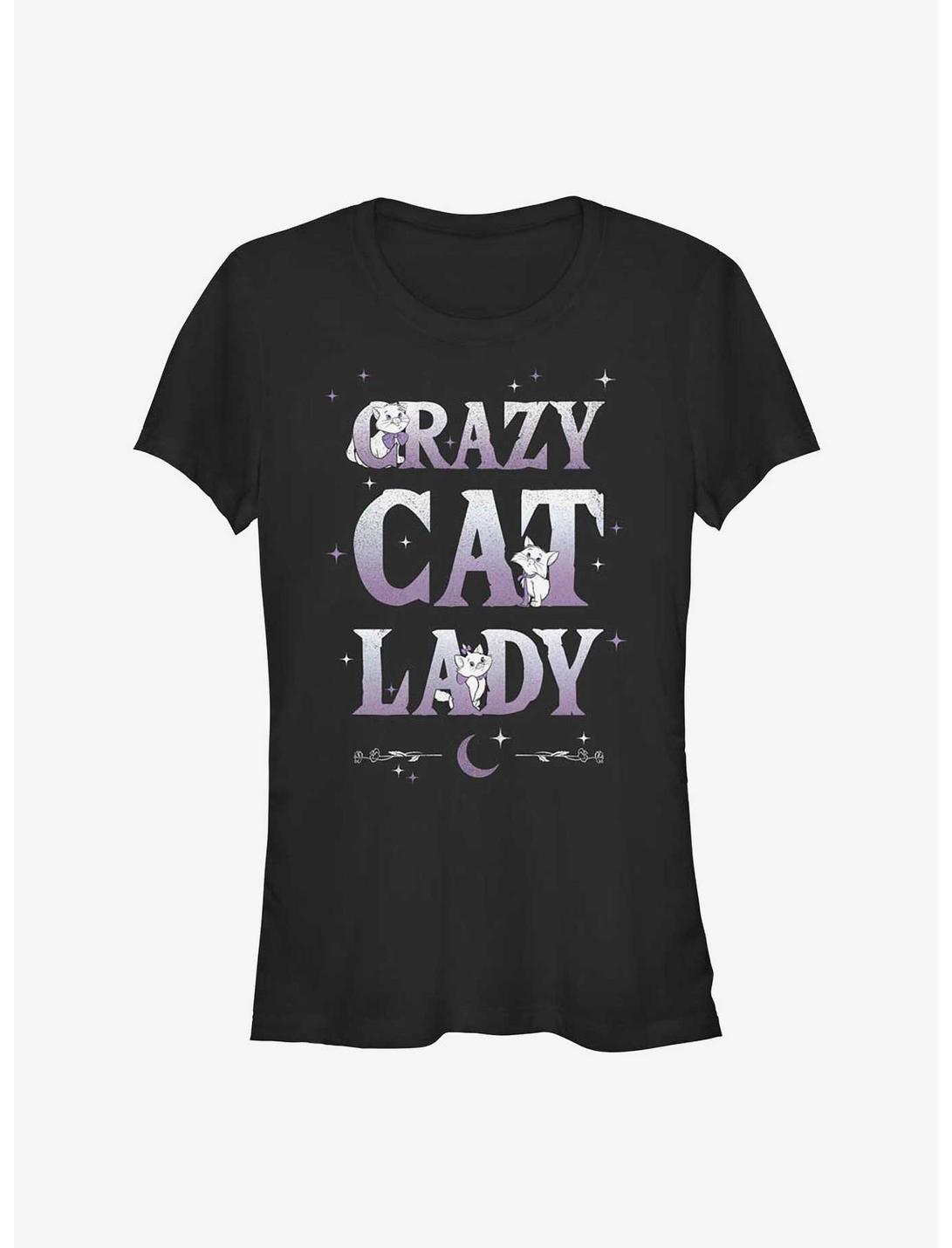 Disney The Aristocats Crazy Cat Lady Girls T-Shirt