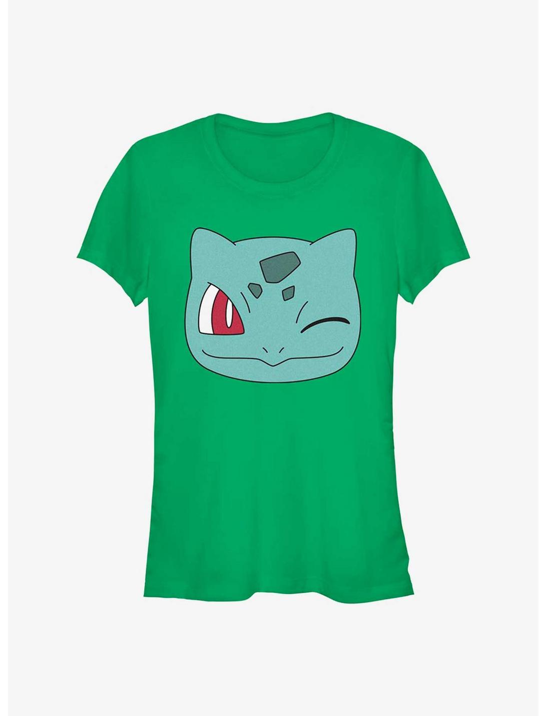 Pokemon Bulbasaur Face Girls T-Shirt
