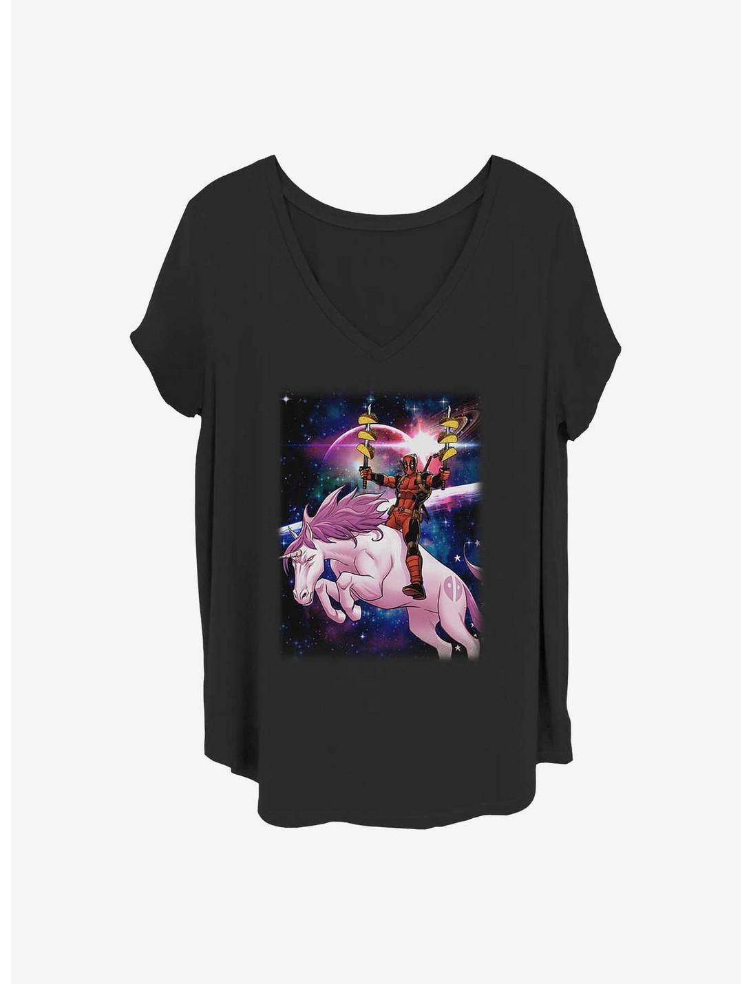 Marvel Deadpool Taco Unicorn Girls T-Shirt Plus Size