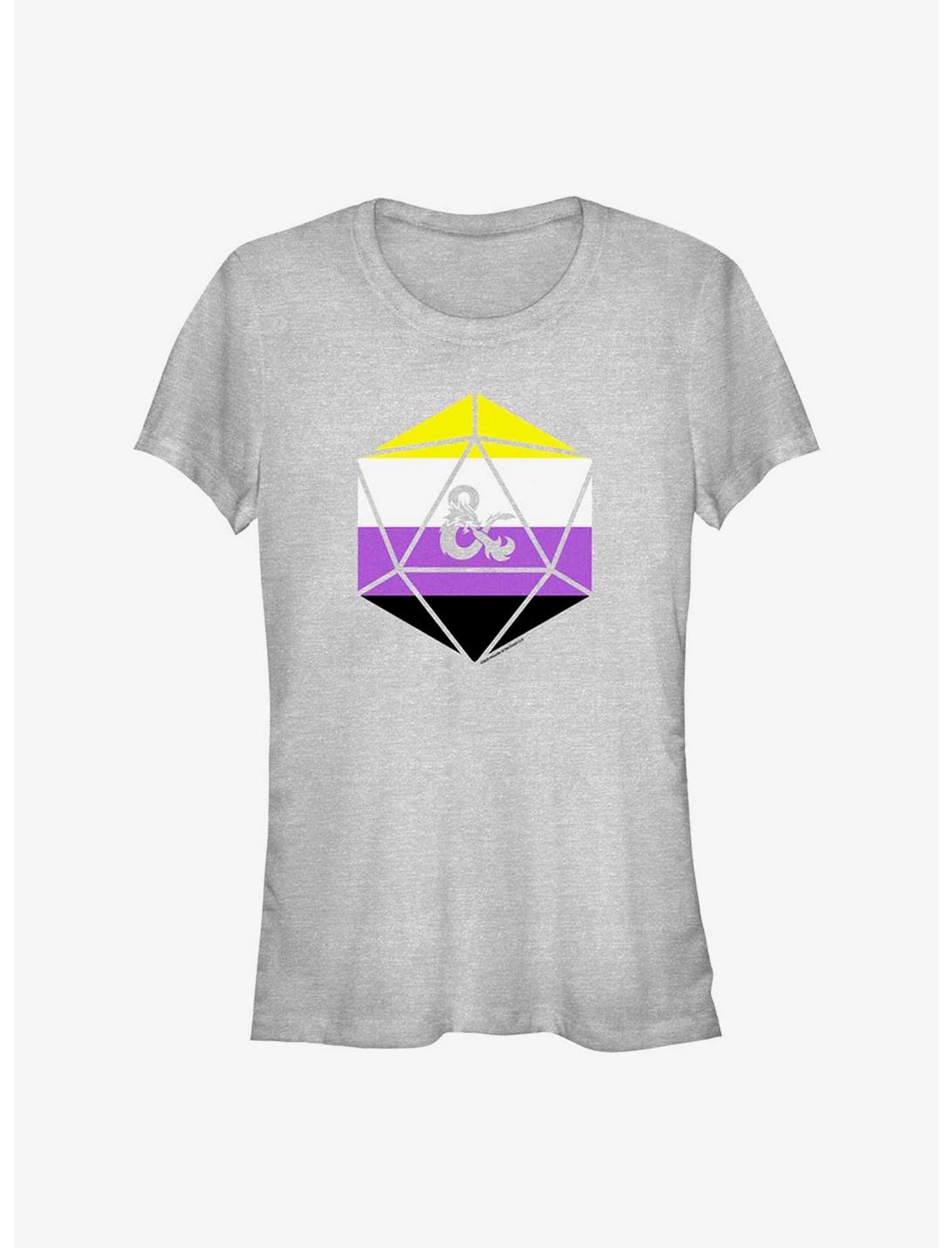 Dungeons & Dragons Non-Binary Pride Dice Pride T-Shirt