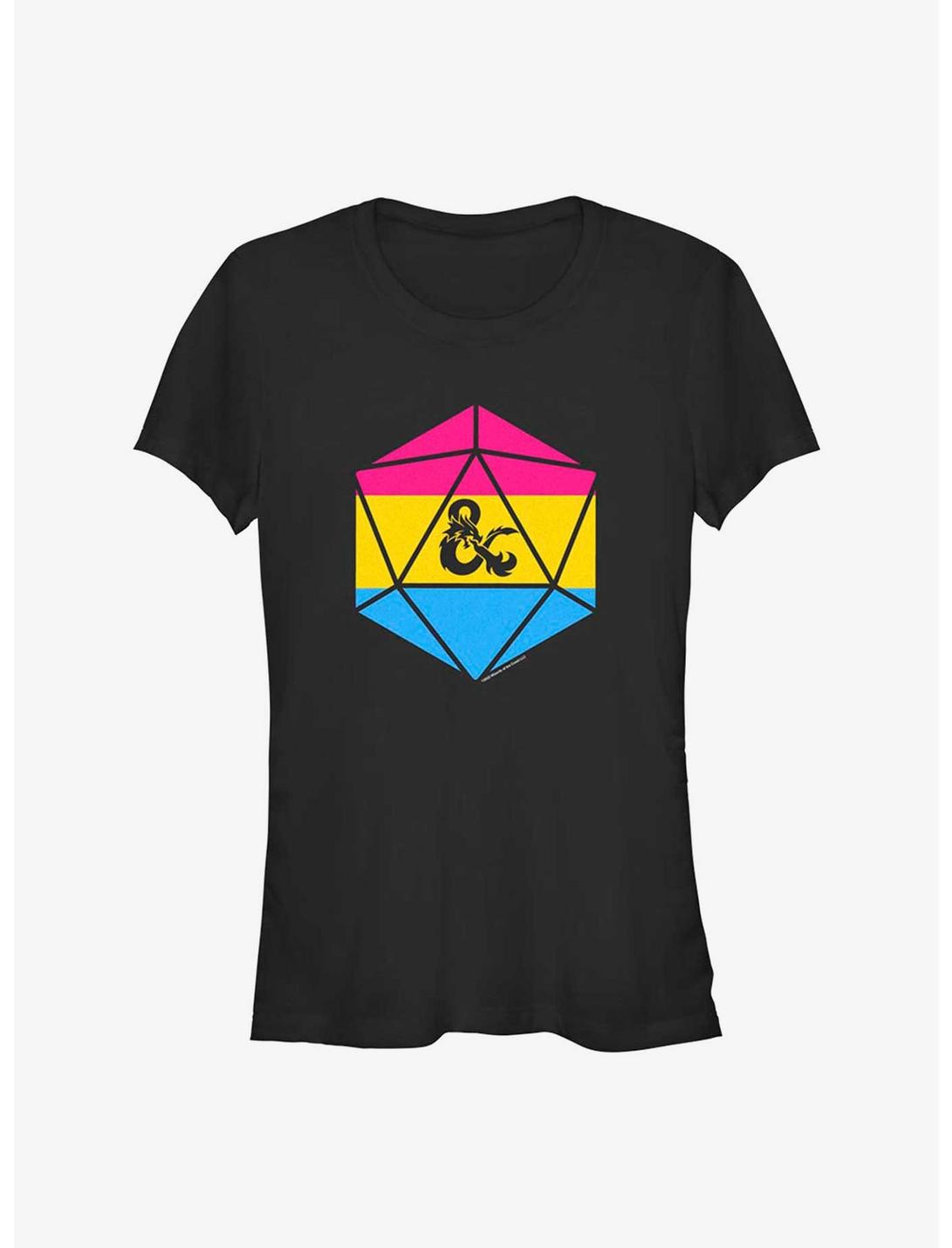 Dungeons & Dragons Pansexual Pride Dice Pride T-Shirt