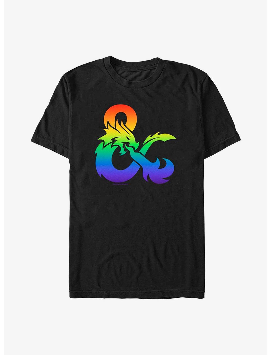 Dungeons & Dragons Pride Gradient Logo Pride T-Shirt