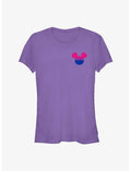 Disney Mickey Mouse Bisexual Badge Pride T-Shirt