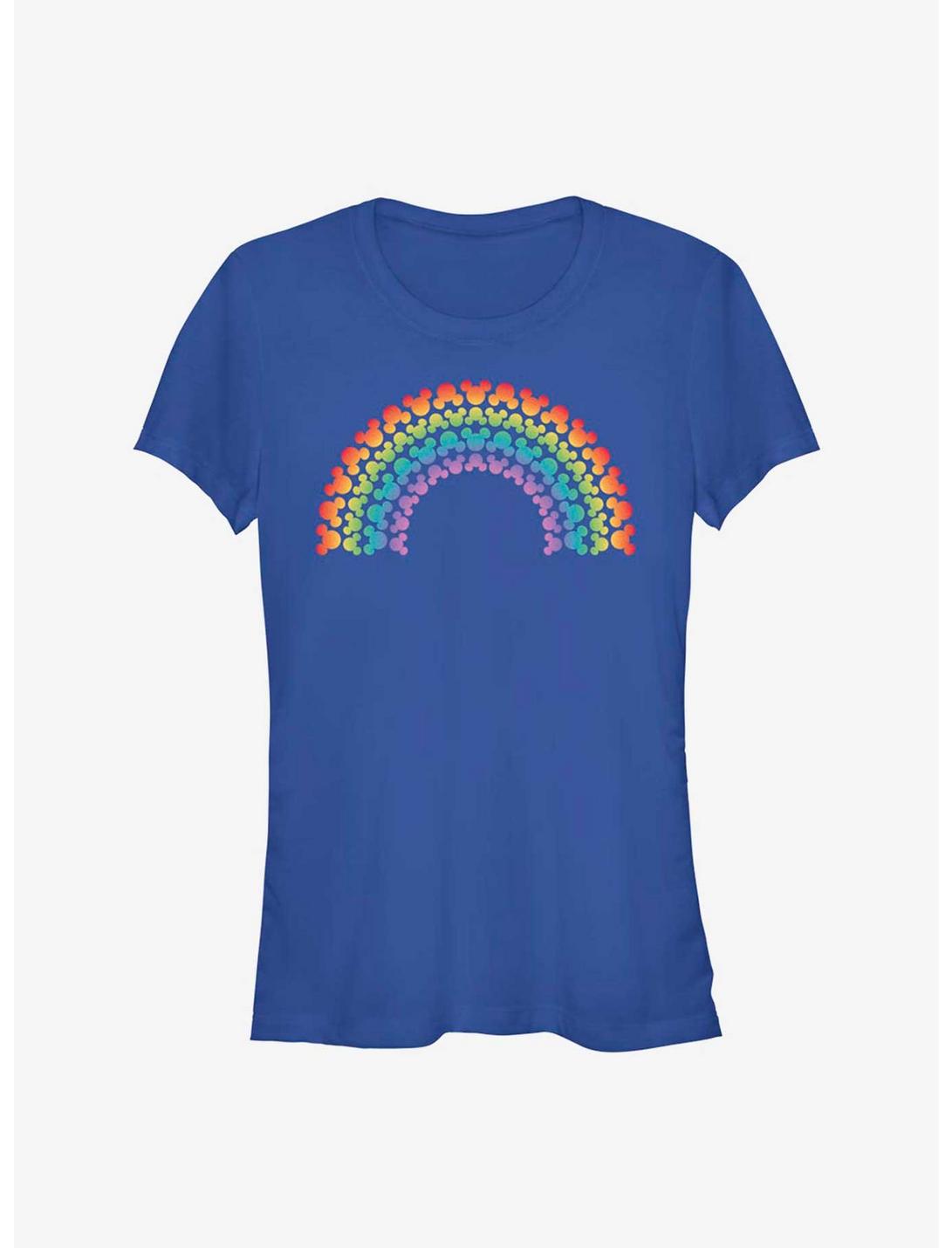 Disney Mickey Mouse Mickey Head Rainbow Pride T-Shirt