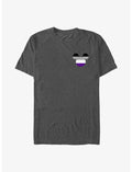 Disney Mickey Mouse Asexual Badge Pride T-Shirt