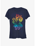 Disney Villains Ursula Badge Pride T-Shirt