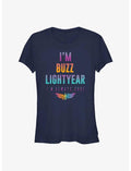 Disney Pixar Lightyear Being Buzz Girls T-Shirt