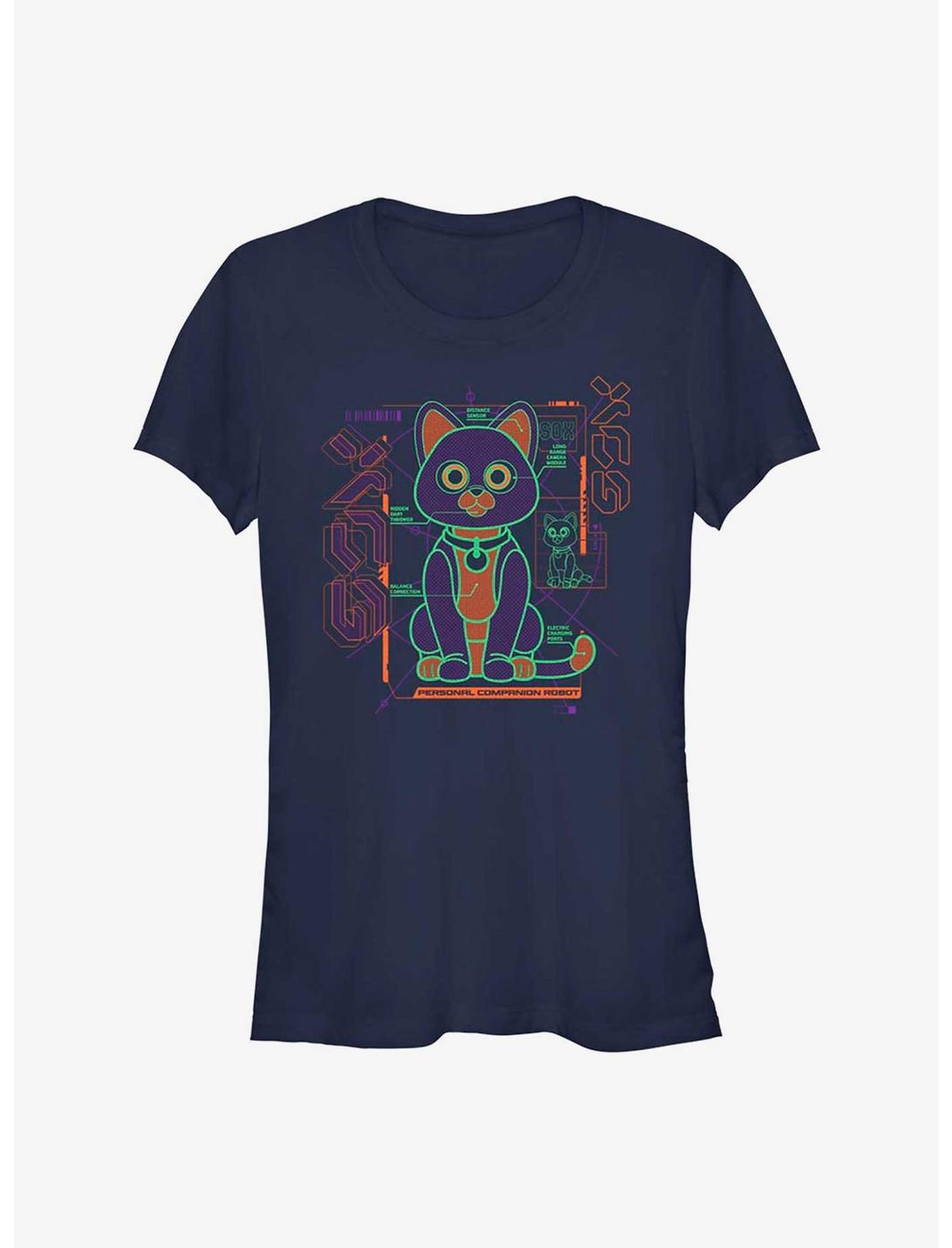 Disney Pixar Lightyear Sox Schematic Girls T-Shirt