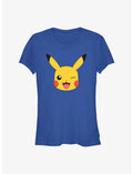 Pokemon Pikachu Big Face Girls T-Shirt