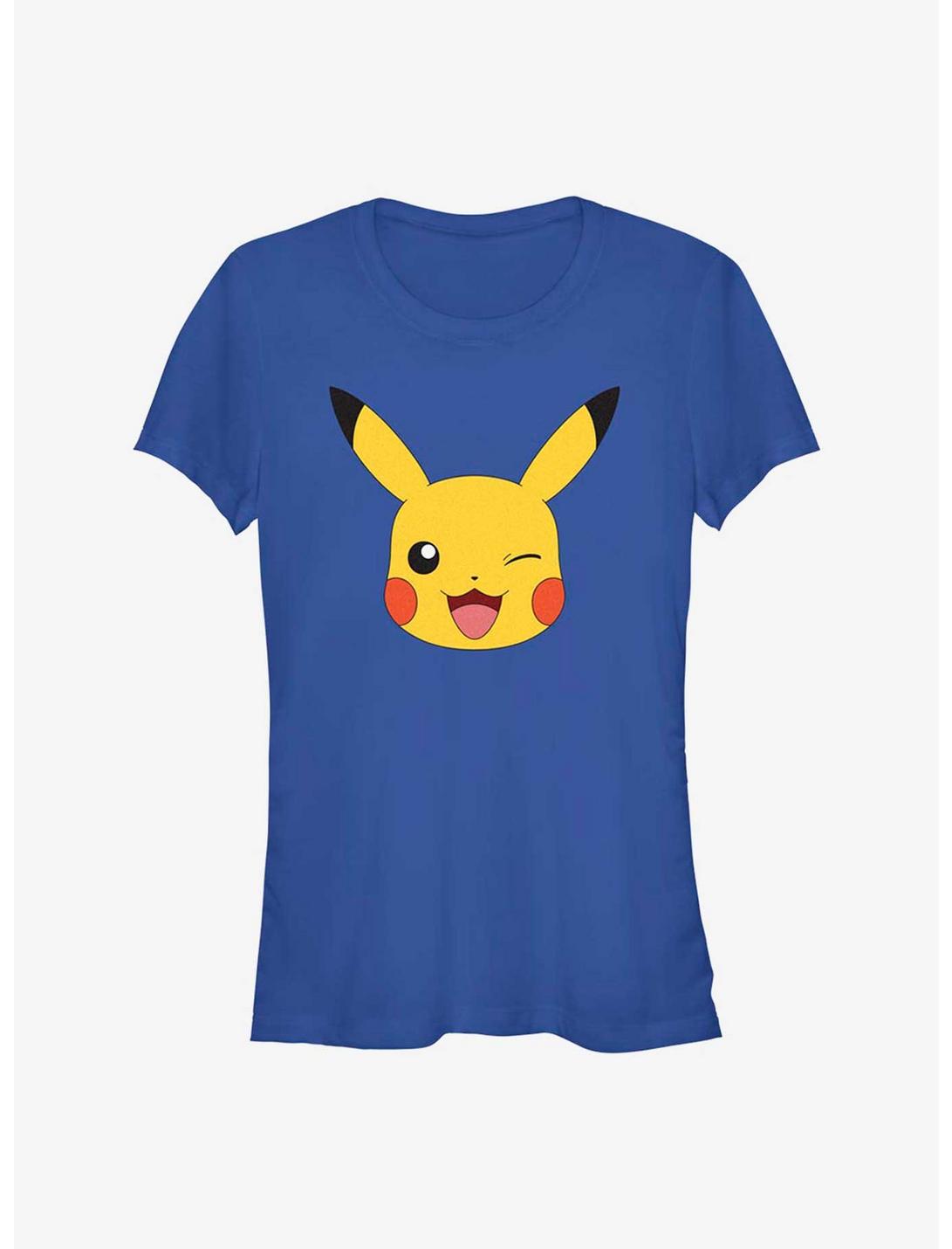 Pokemon Pikachu Big Face Girls T-Shirt