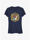 Disney Aladdin Group Together Frame Girls T-Shirt