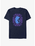 Disney Aladdin Jasmine Flower Frame Silhouette T-Shirt
