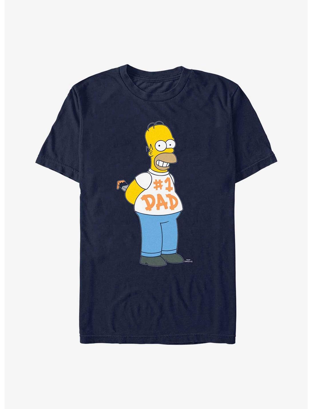 The Simpsons Father's Day Number 1 Dad Homer T-Shirt