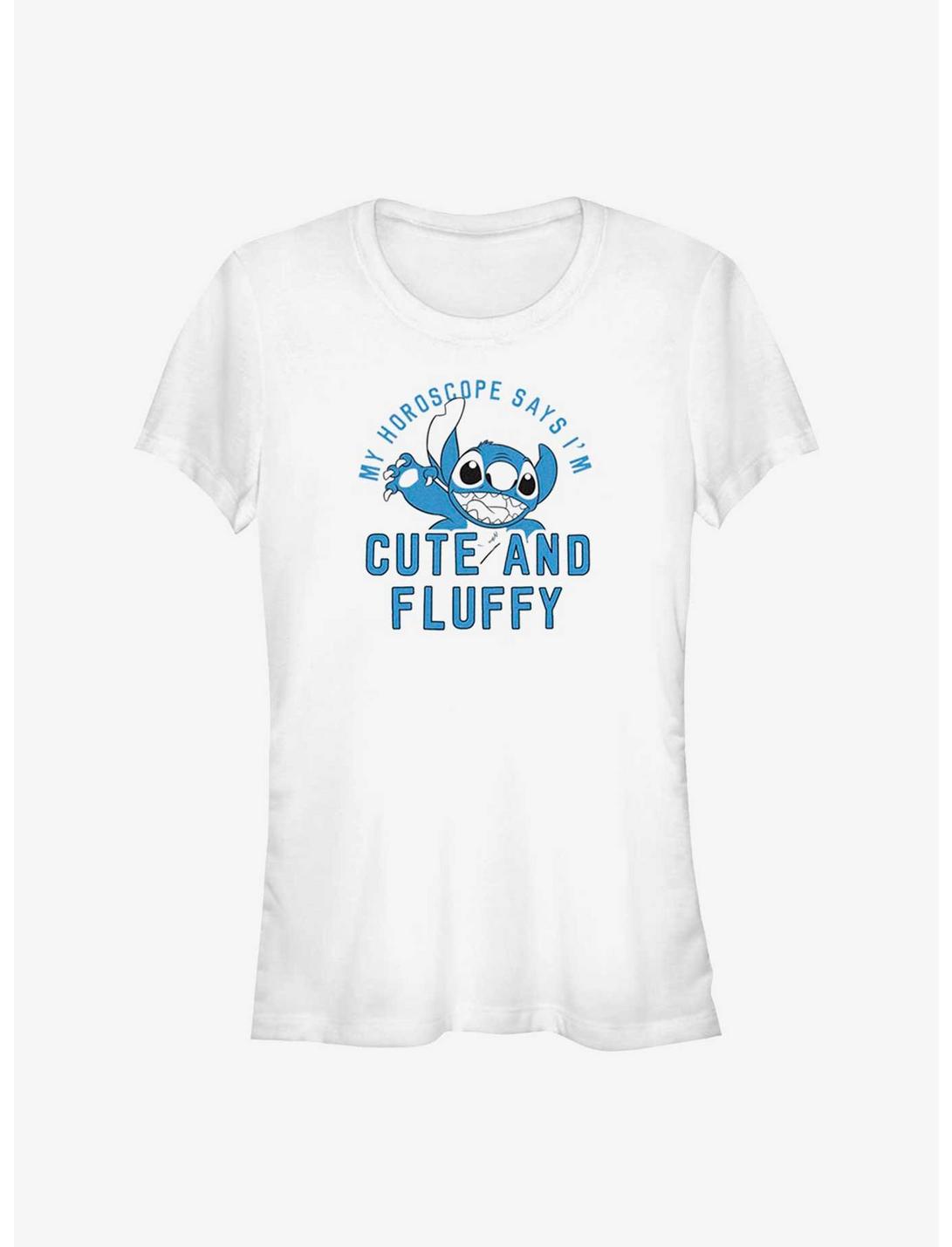 Disney Lilo & Stitch Fluffy And Cute Horoscope Girls T-Shirt