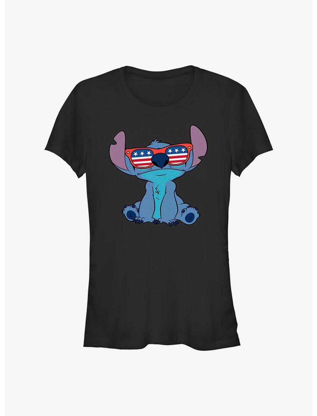Disney Lilo & Stitch American Sunglasses Girls T-Shirt
