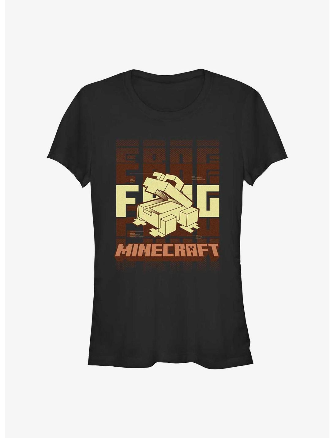 Minecraft Blueprint Frog Girls T-Shirt