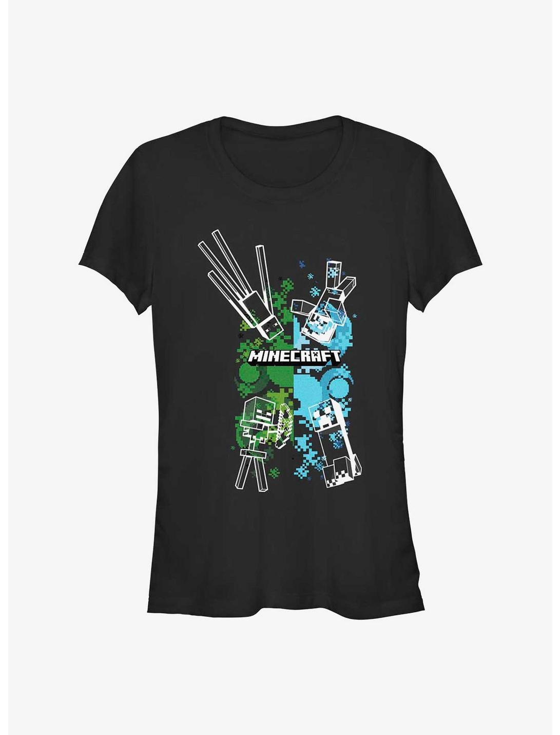 Minecraft Clash of Mobs Girls T-Shirt
