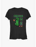 Minecraft Creeper Intel Girls T-Shirt