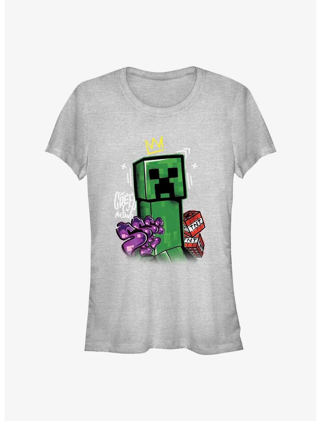 Minecraft Crowned Creeper Girls T-Shirt