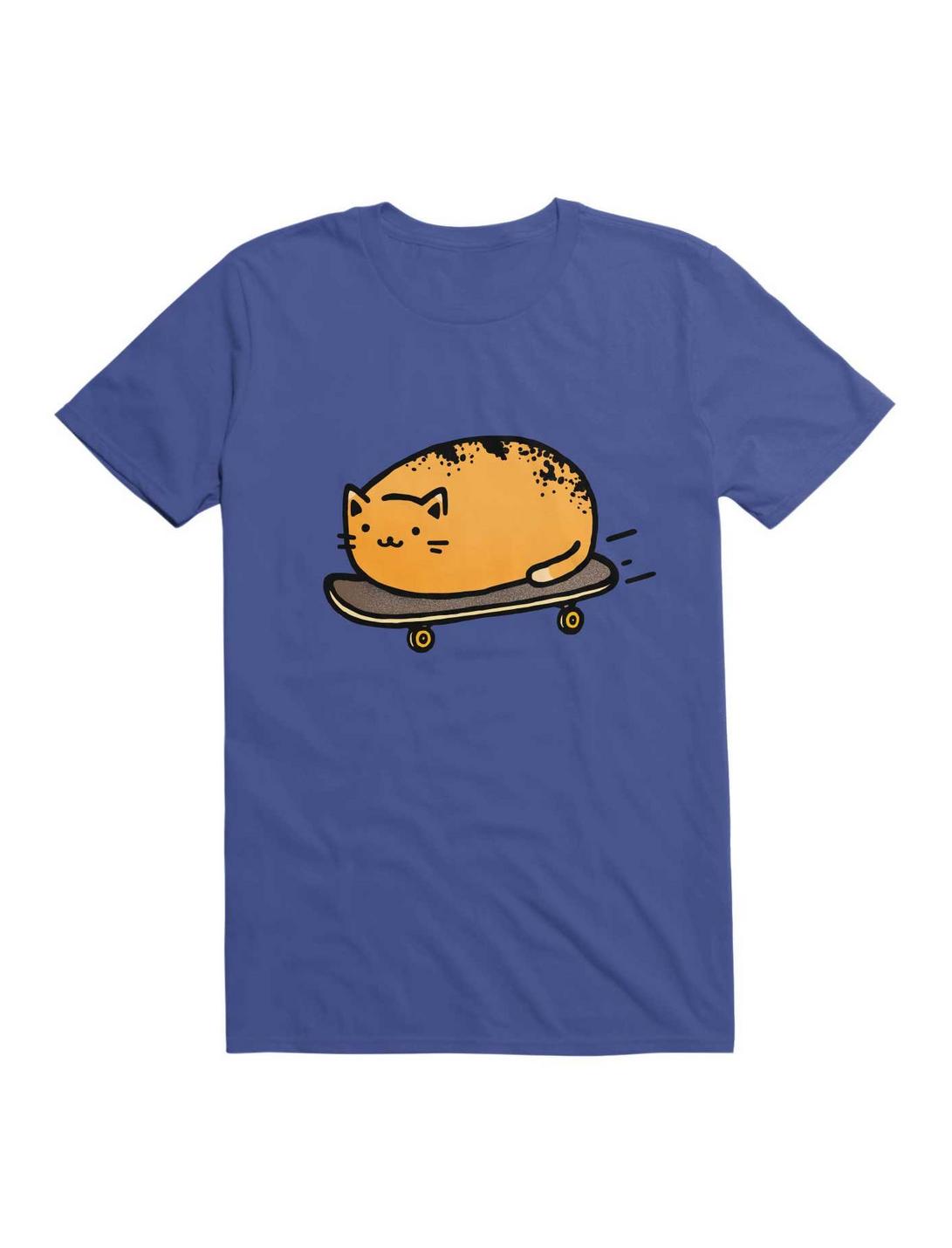 Kawaii Skateboarding Kitty Loaf T-Shirt