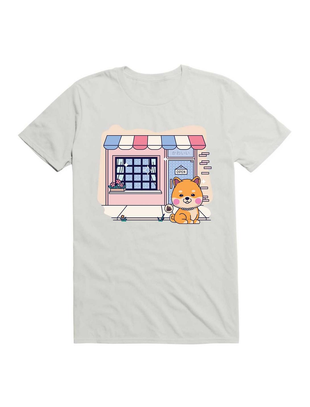 Kawaii Doggo Restaurant Cute Shiba Inu T-Shirt