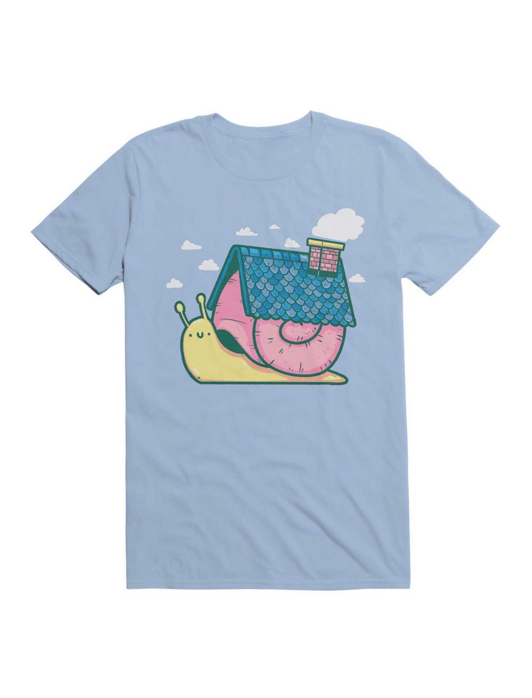 Kawaii Snail Home T-Shirt