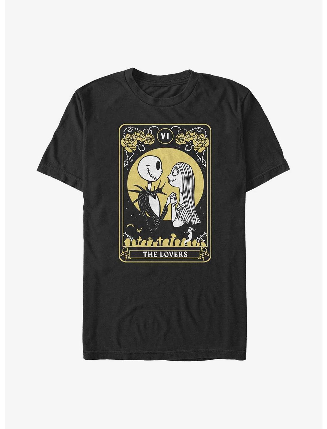 The Nightmare Before Christmas Jack & Sally The Lovers Tarot Heavyweight T-Shirt