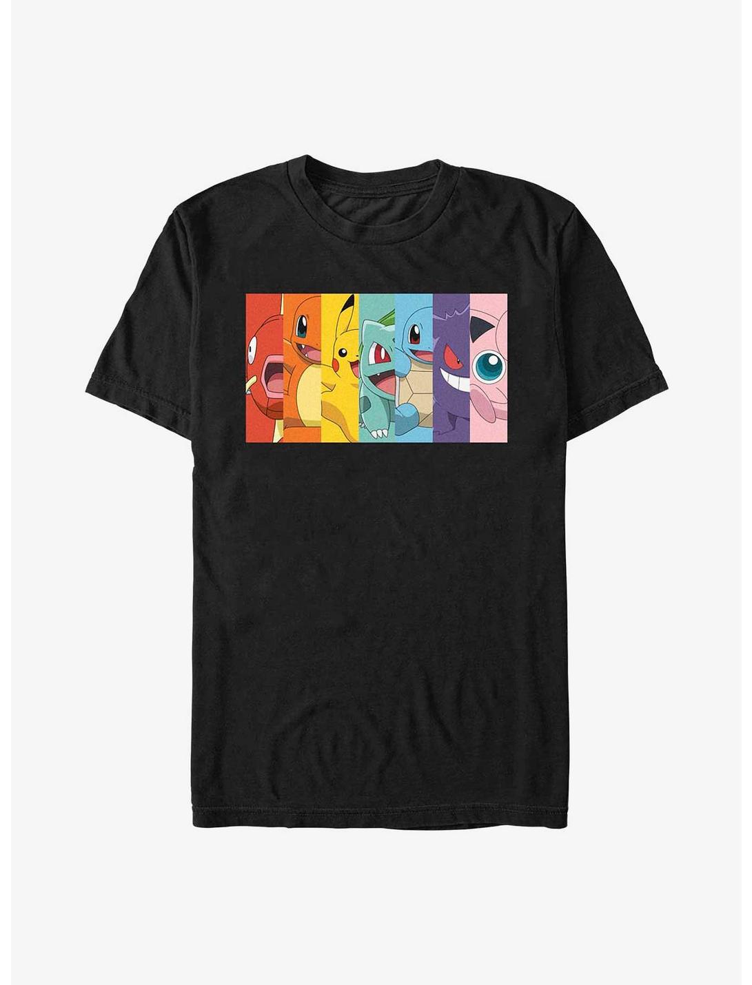 Pokemon Character Panels Heavyweight T-Shirt