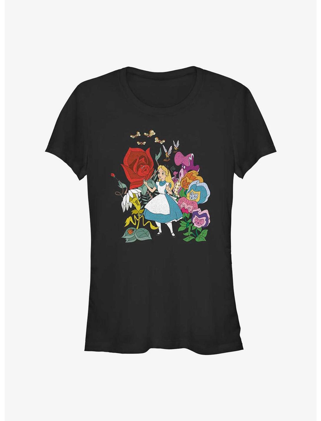 Disney Alice in Wonderland Flower Afternoon Girls T-Shirt