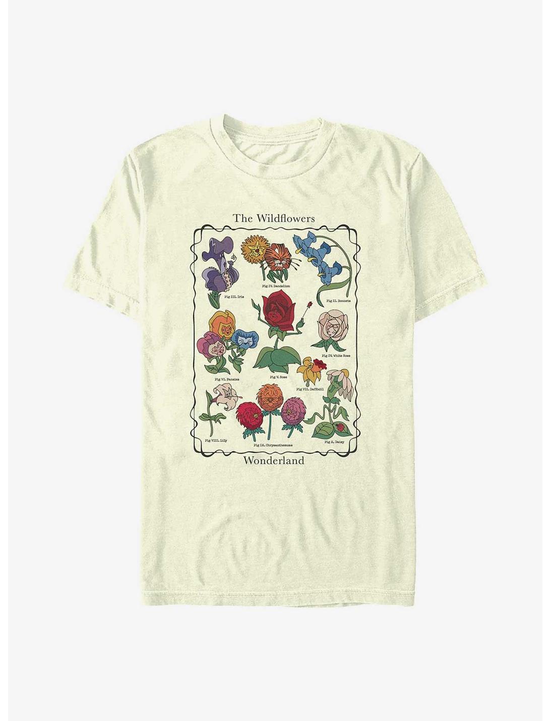 Disney Alice in Wonderland Wildflowers Chart T-Shirt
