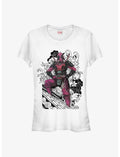Marvel Deadpool Samurai Girls T-Shirt