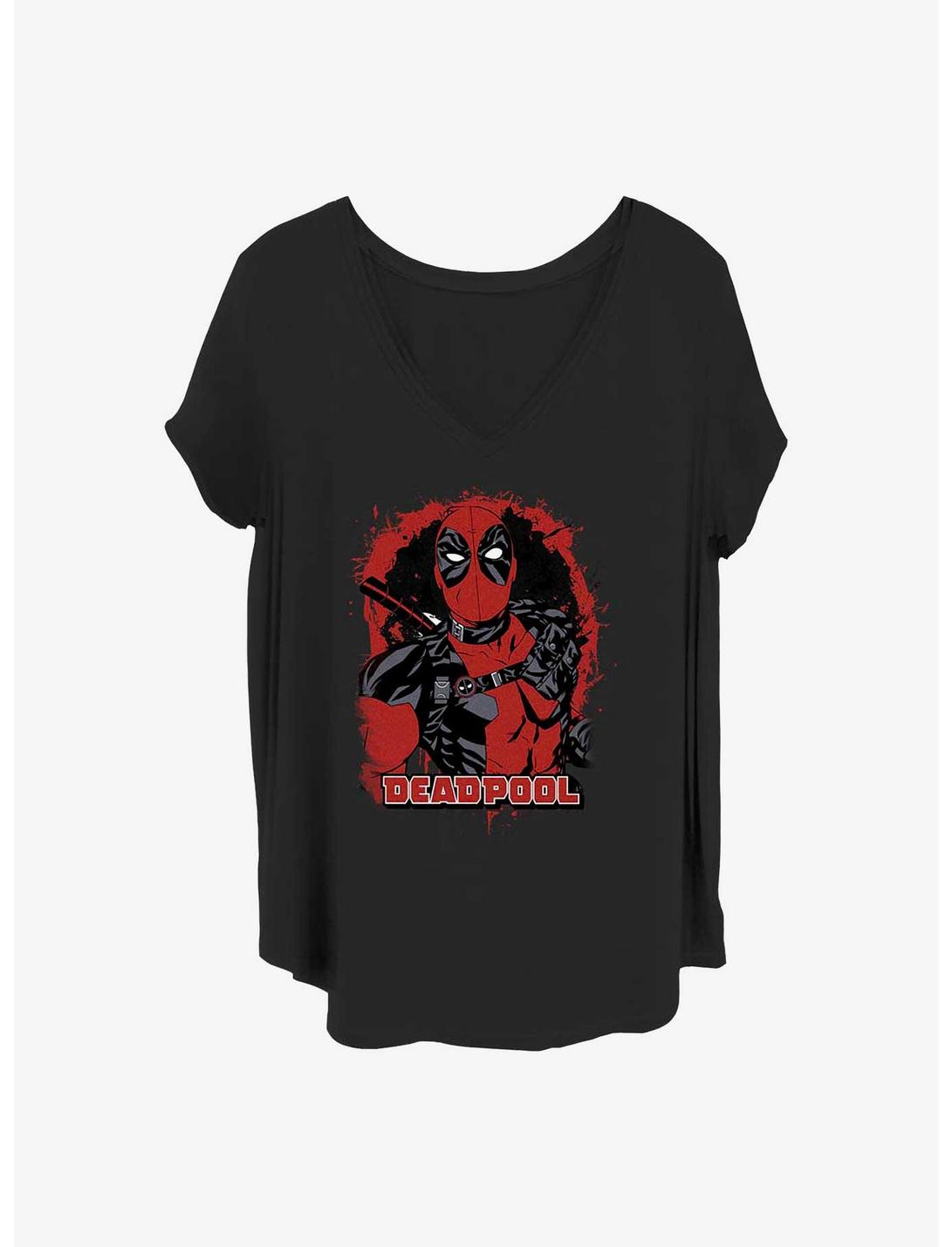 Marvel Deadpool Mercenary Girls T-Shirt Plus Size