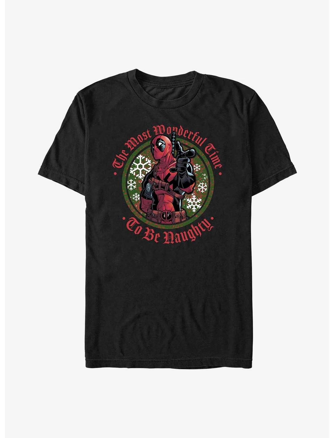 Marvel Deadpool Wonderful Time To Be Naughty T-Shirt