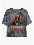 Marvel Deadpool No One Cares Tie-Dye Girls Crop T-Shirt