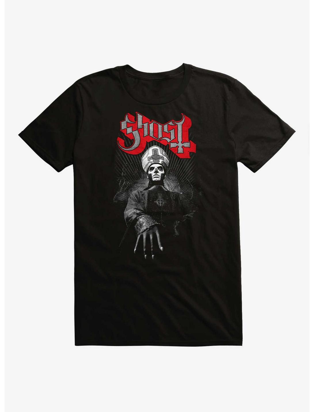 Ghost Papa Emeritus III Black And White T-Shirt