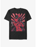 Marvel Deadpool Heart Poster Heavyweight T-Shirt