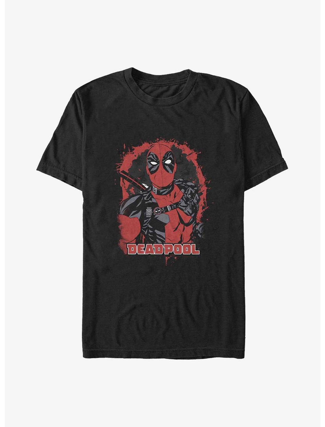 Marvel Deadpool Painted Portrait Big & Tall T-Shirt