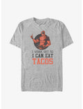 Marvel Deadpool I Work Out So I Can Eat Tacos Big & Tall T-Shirt