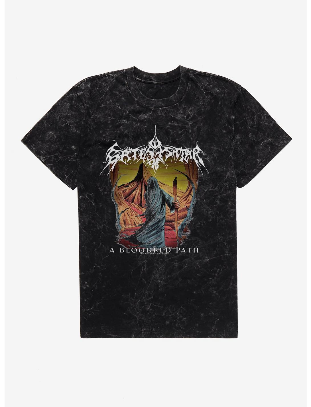 Gates Of Ishtar A Bloodred Path Mineral Wash T-Shirt