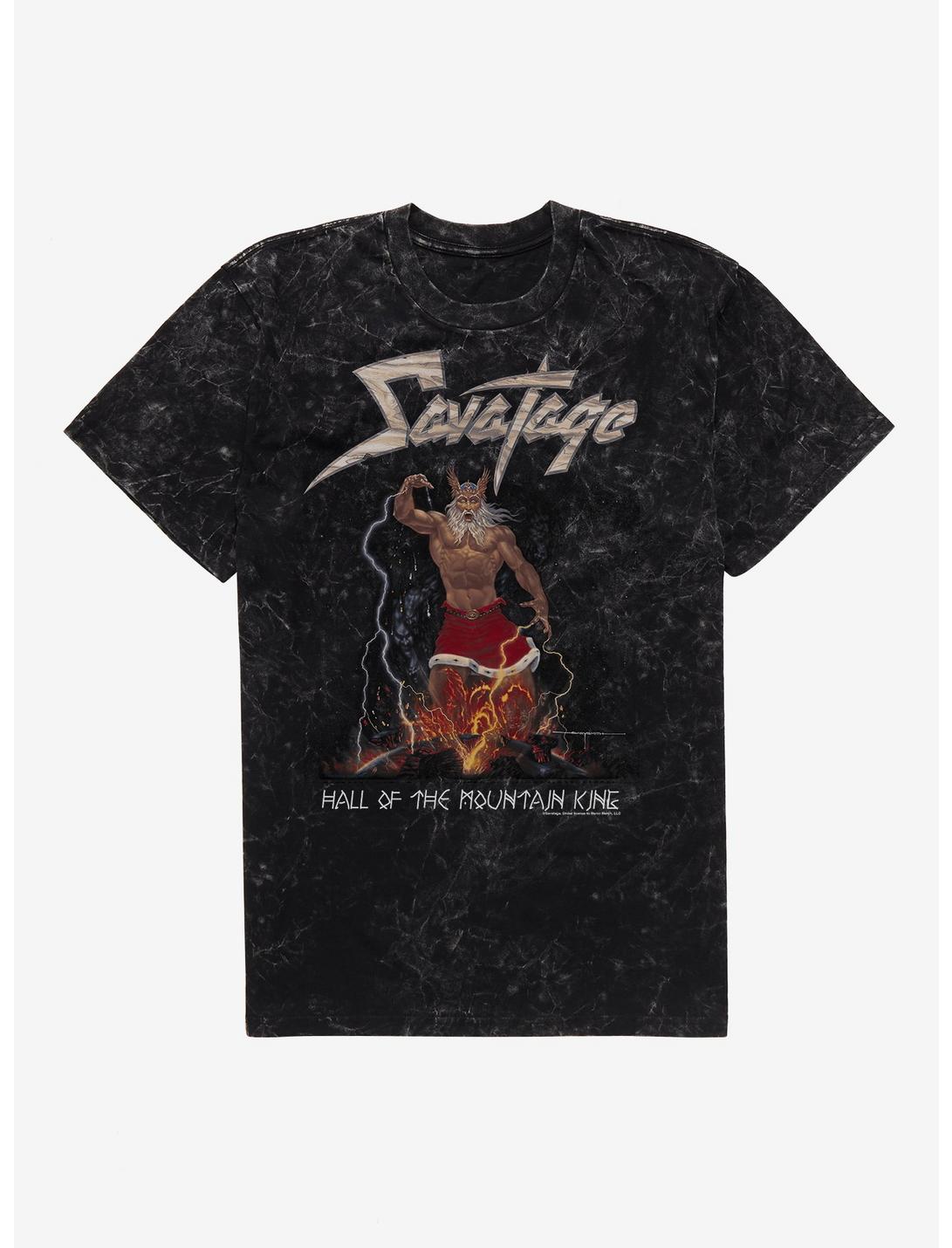 Savatage Hall Of The Mountain King Mineral Wash T-Shirt