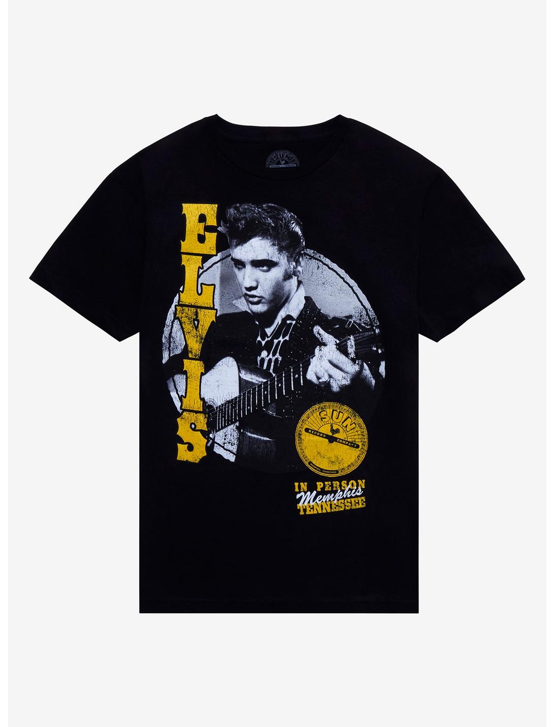 Elvis Presley Guitar Boyfriend Fit Girls T-Shirt