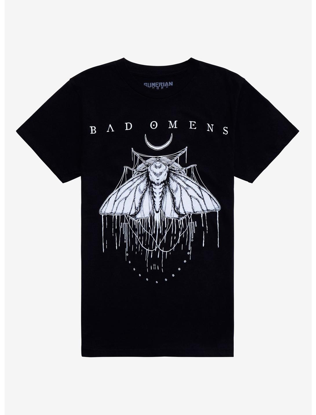 Bad Omens Moth Boyfriend Fit Girls T-Shirt