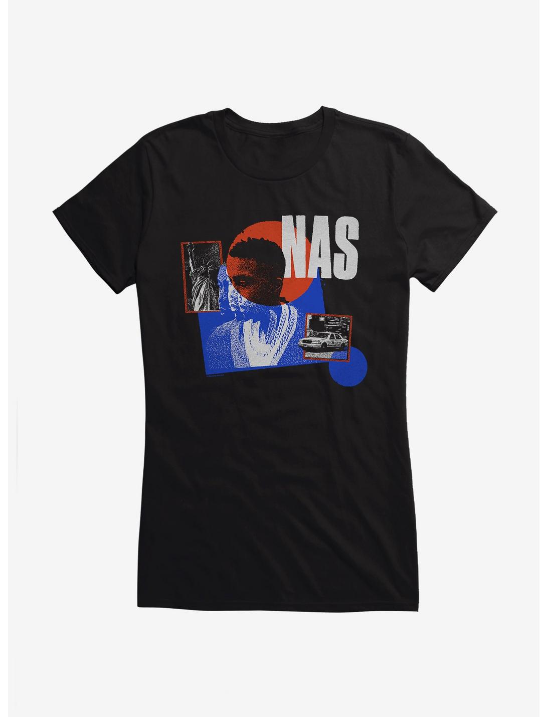 Nas Streets Of New York Girls T-Shirt