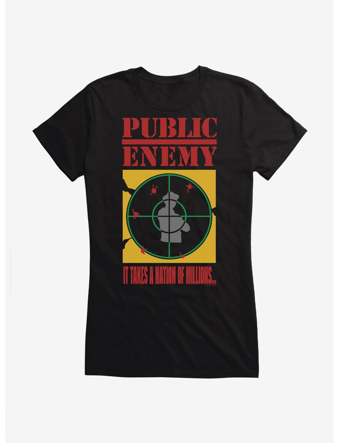 Public Enemy Takes A Nation Of Millions Girls T-Shirt