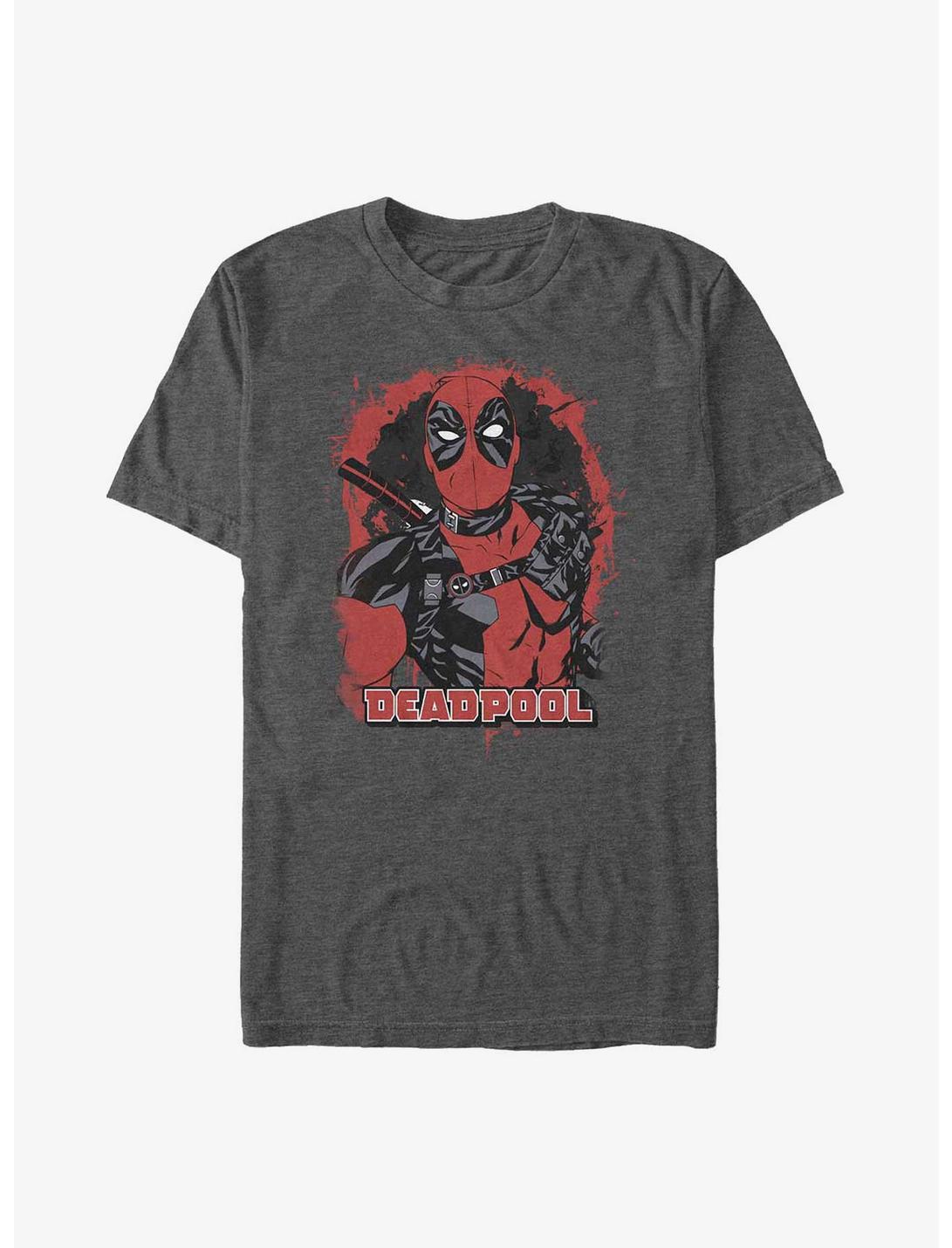 Marvel Deadpool Painted Deadpool Big & Tall T-Shirt